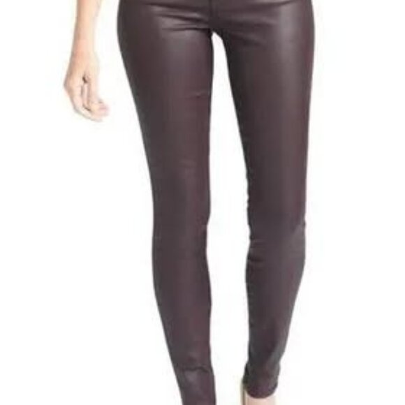 KUT Burgundy Coated, Mia, Fab Ab, Toothpick Skinny - Picture 1 of 5